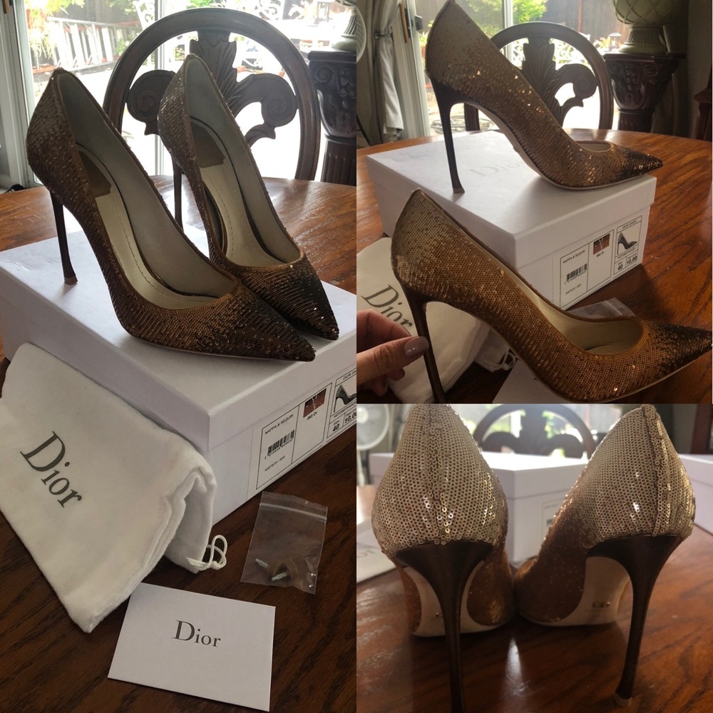 Dior heels | Dior Shade Sequin Pumps | size 40